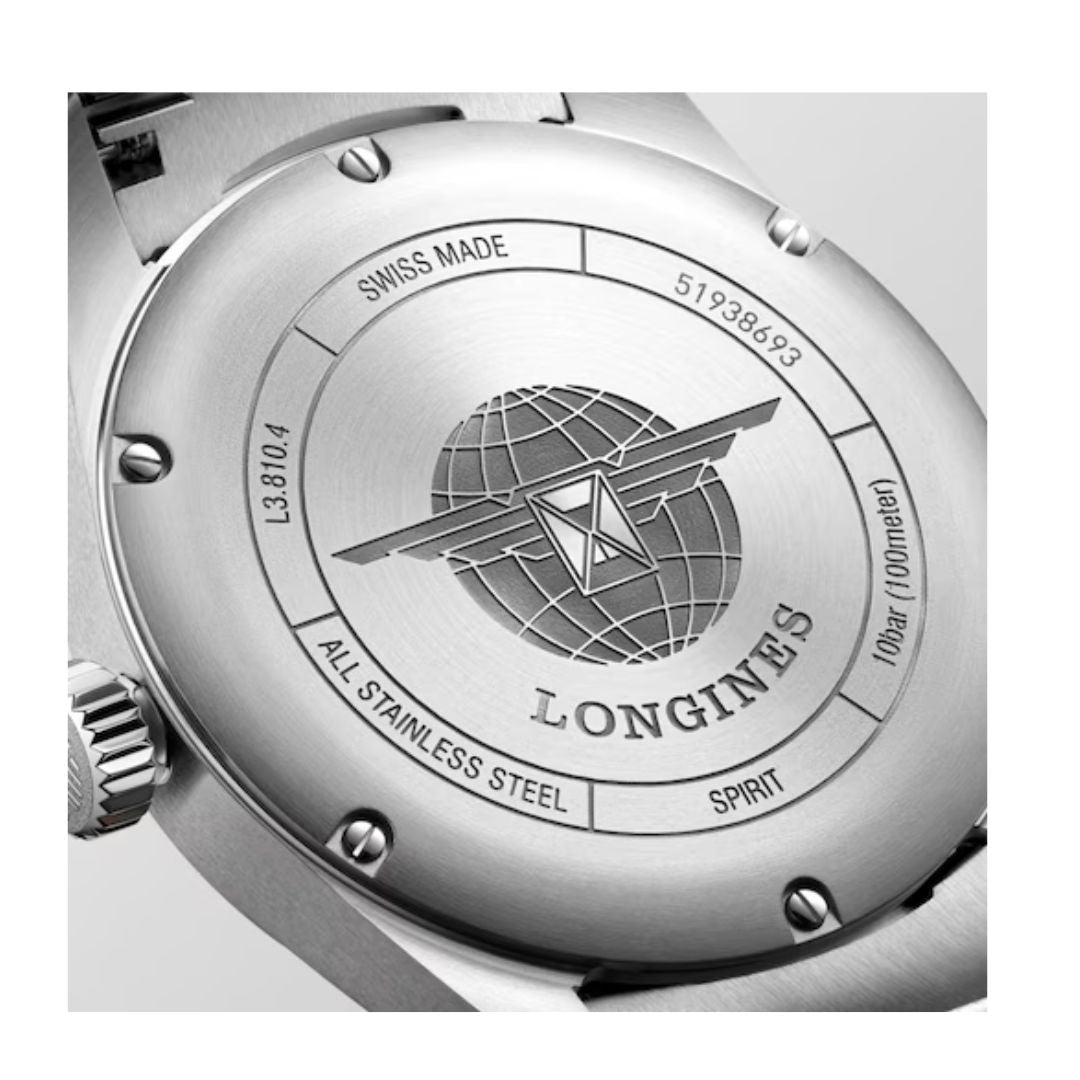 Longines Spirit Orologio Uomo Acciaio Quadrante Blu
