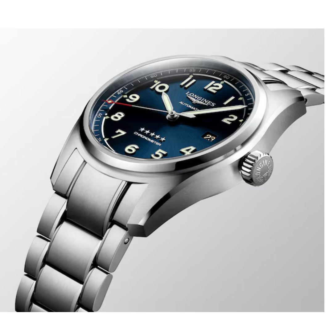 Longines Spirit Orologio Uomo Acciaio Quadrante Blu