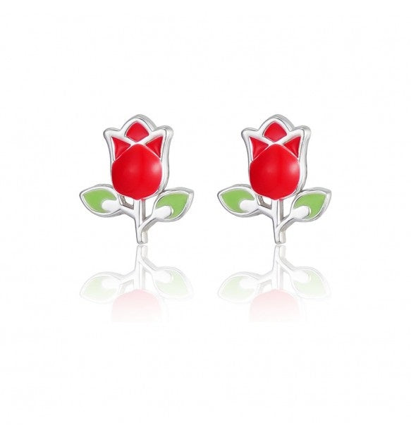 Disney Orecchini Mini Princess In Argento 925/1000