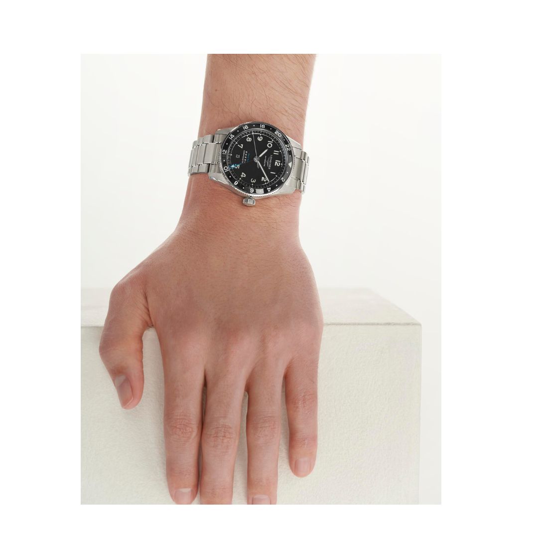 Longines Spirit Zulu Time 42 mm Ghiera Nera