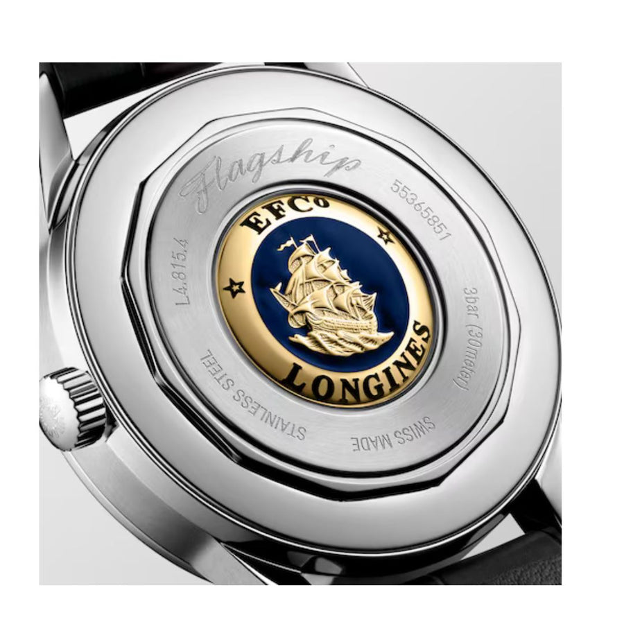 Longines Flagship Heritage Moonphase Quadrante Sunray Green