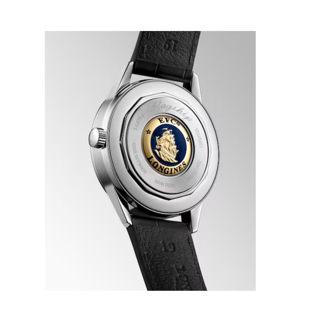 Longines Flagship Heritage Moonphase Quadrante Sunray Green
