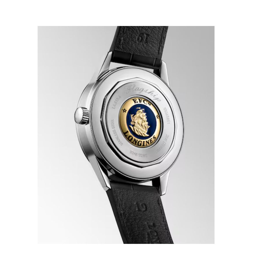 Longines Flagship Heritage Moonphase Quadrante Sunray Green
