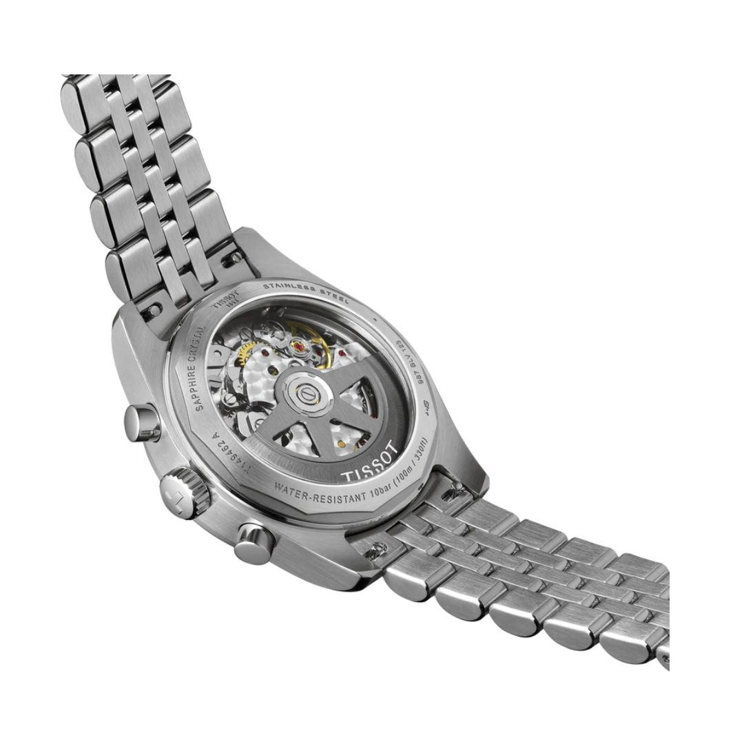 Tissot Prs 516 Automatic Cronograph Quadrante Bianco e Blu