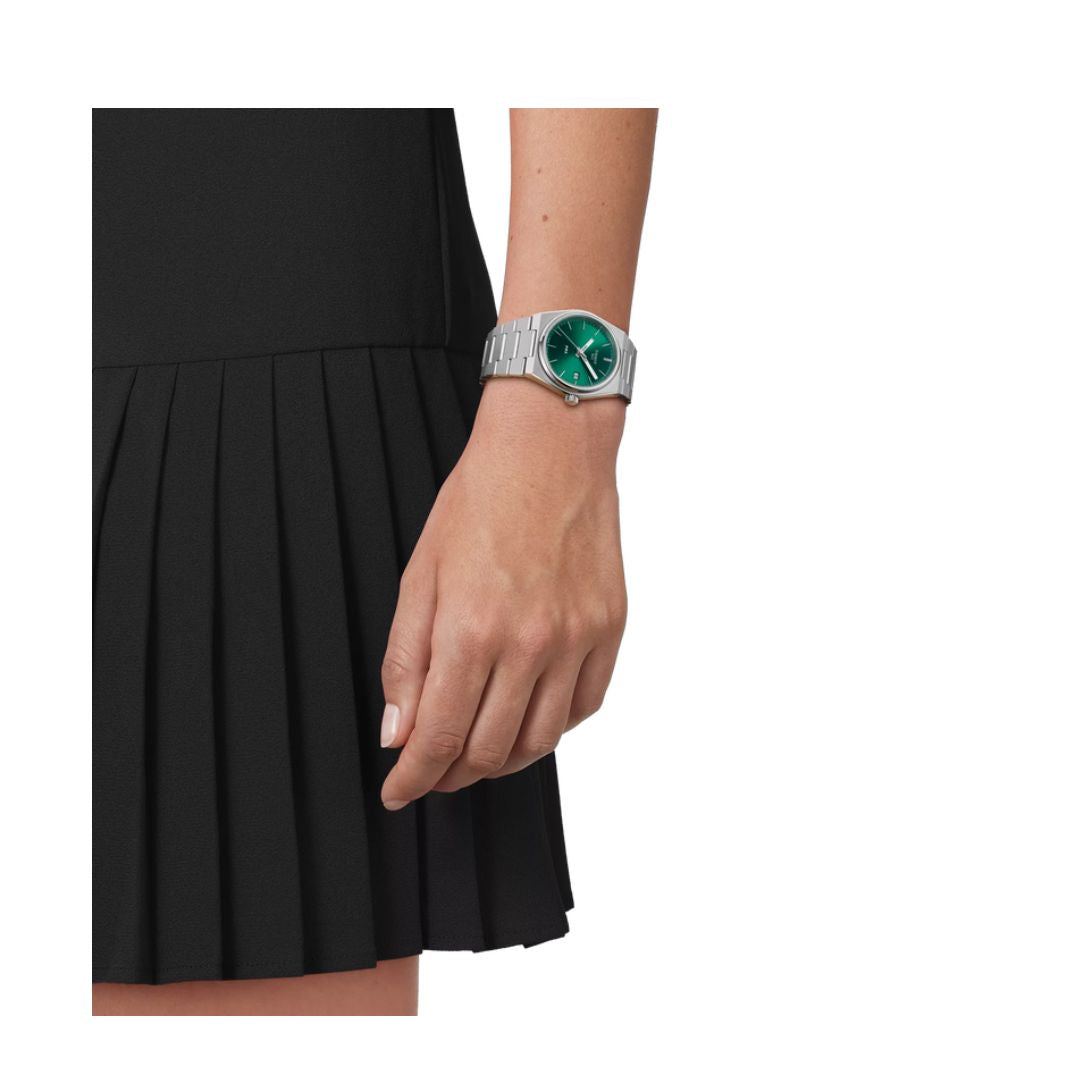 Tissot Prx Acciaio 35 Mm al Quarzo Quadrante Verde