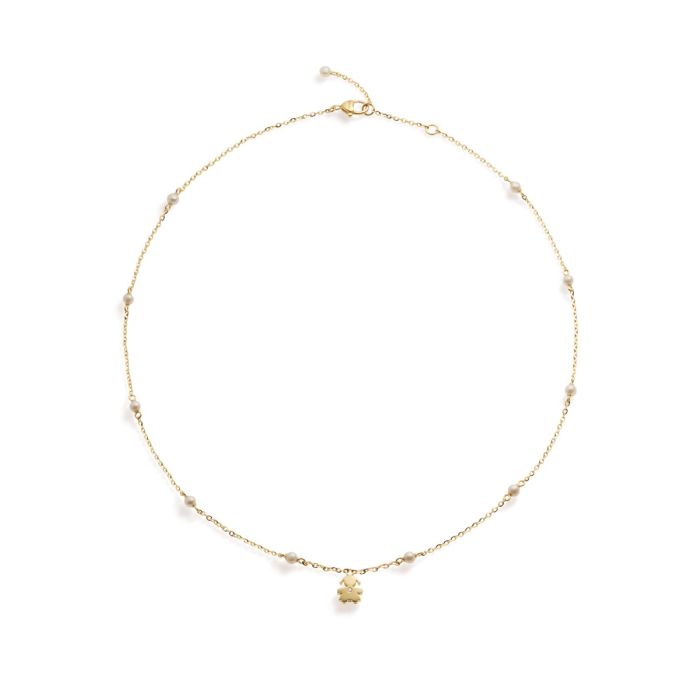 Le Bebe Collana Perle 3/3,5 Mm E Sagoma Bimba