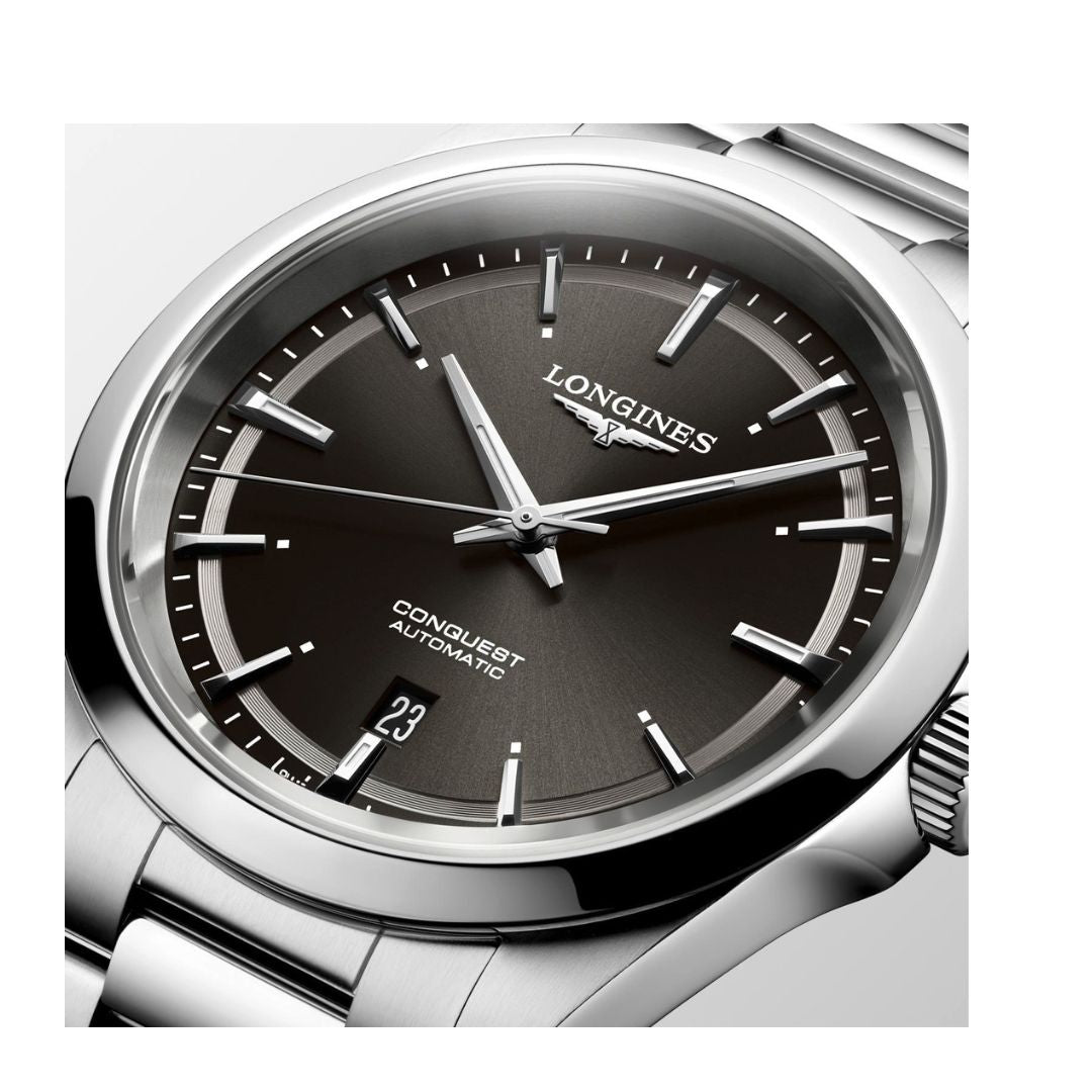 Longines Conquest Automatico Quadrante Nero 41 mm