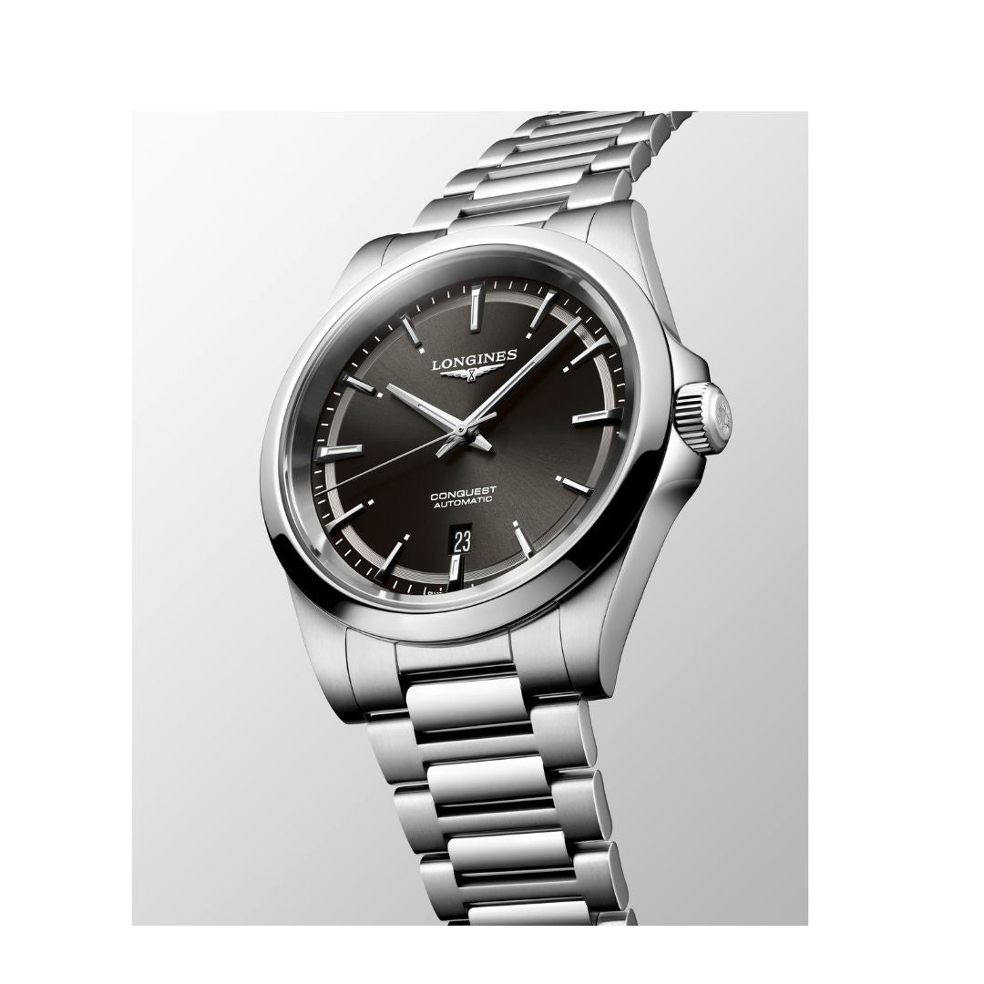 Longines Conquest Automatico Quadrante Nero 41 mm