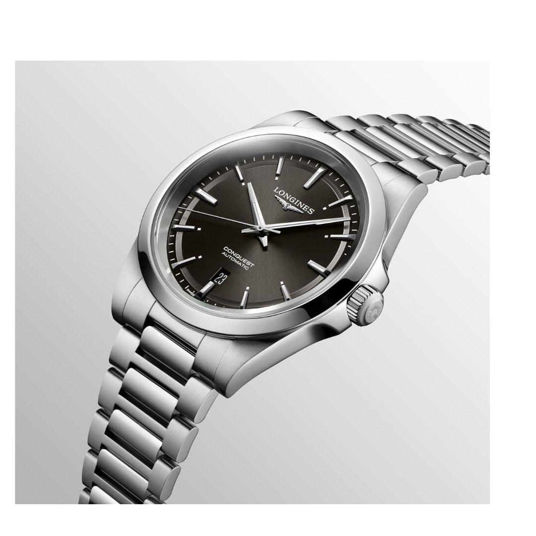 Longines Conquest Automatico Quadrante Nero 41 mm