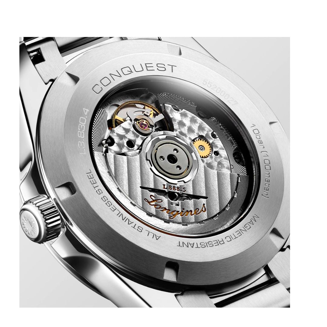 Longines Conquest Automatico Quadrante Nero 41 mm