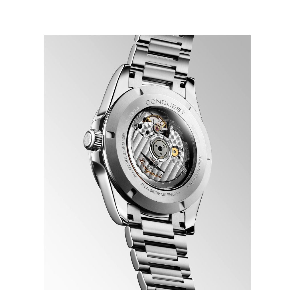 Longines Conquest Automatico Quadrante Nero 41 mm