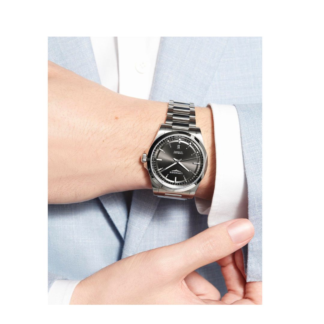 Longines Conquest Automatico Quadrante Nero 41 mm