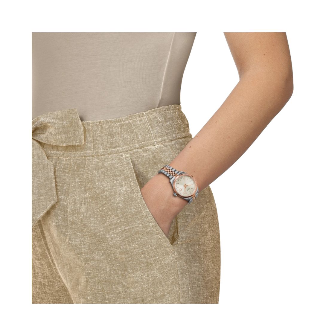 Tissot Ballade 34 Mm  Pvd Oro Rosa