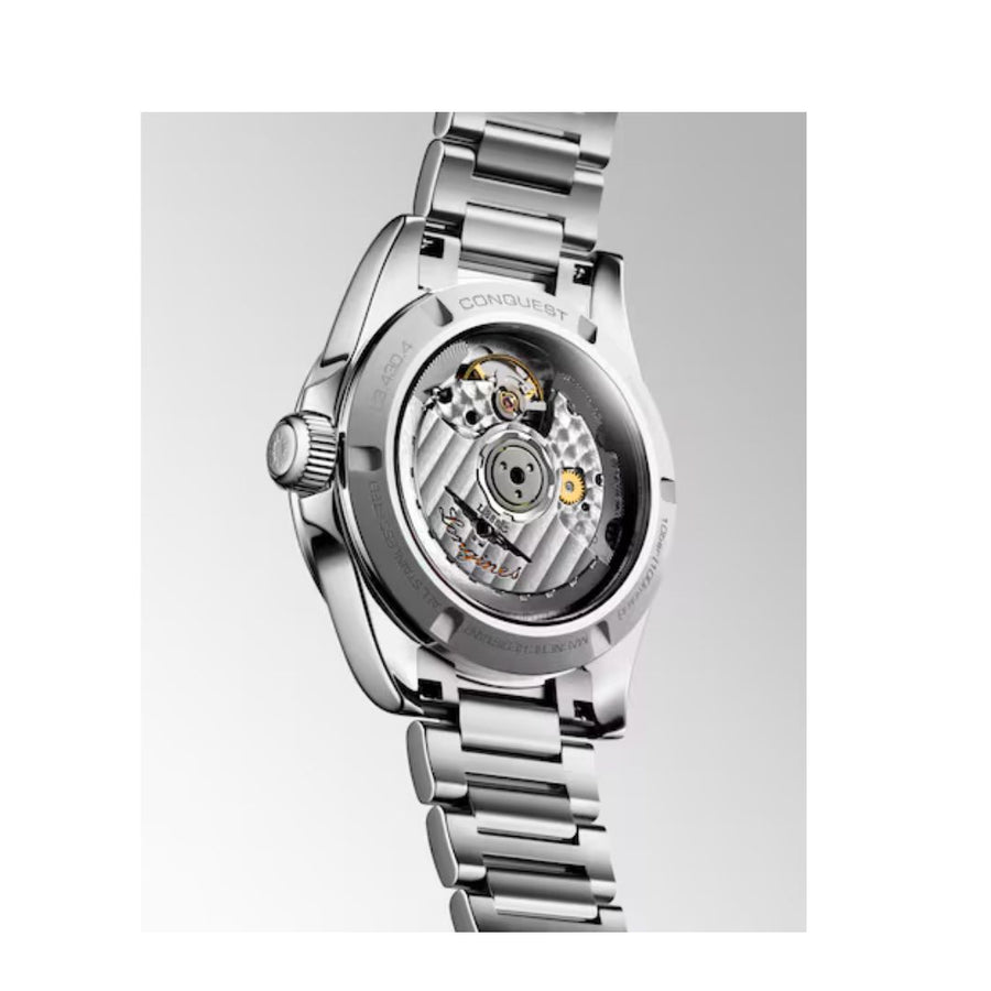 Longines Orologio Conquest Automatico 34 mm Quadrante Azzurro