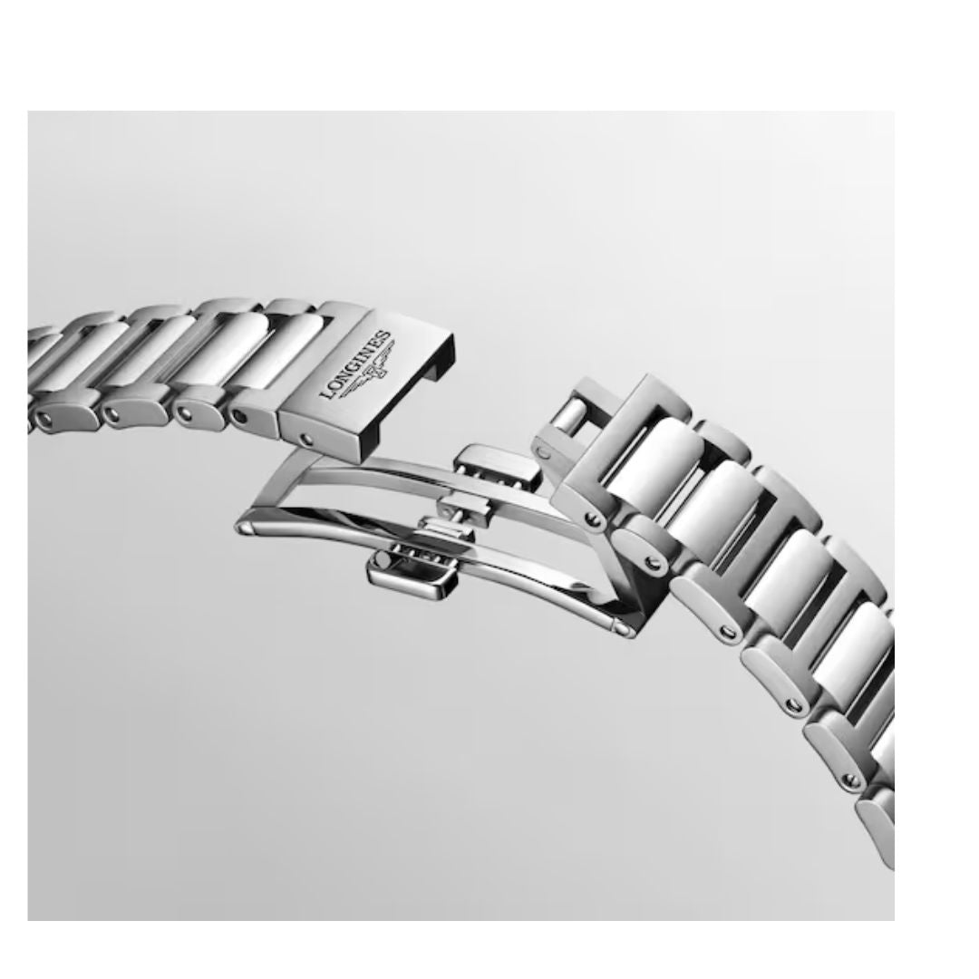 Longines Orologio Conquest Automatico 34 mm Quadrante Azzurro
