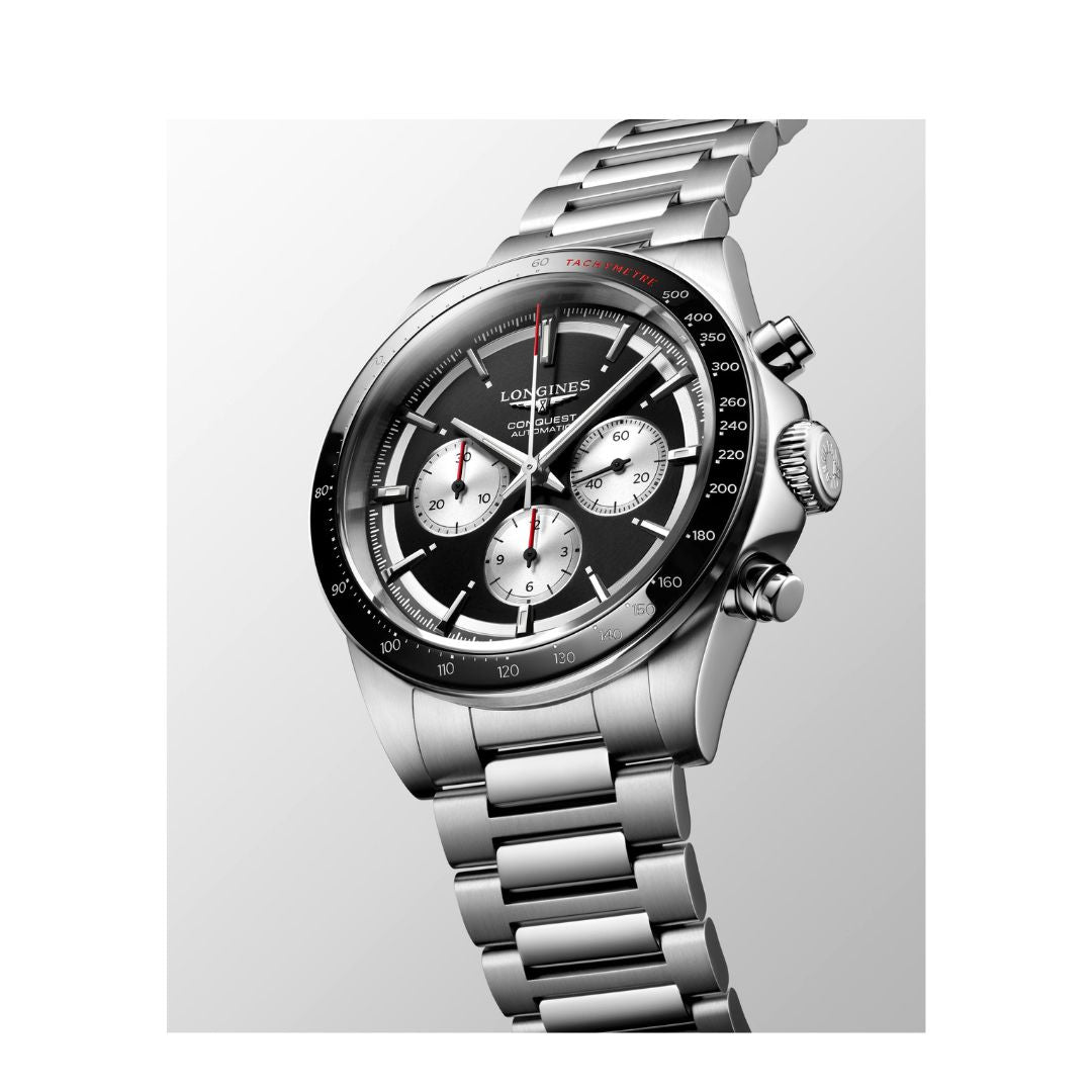 Longines Orologio Conquest Automatico Cronografo Orologio Uomo 42 Mm