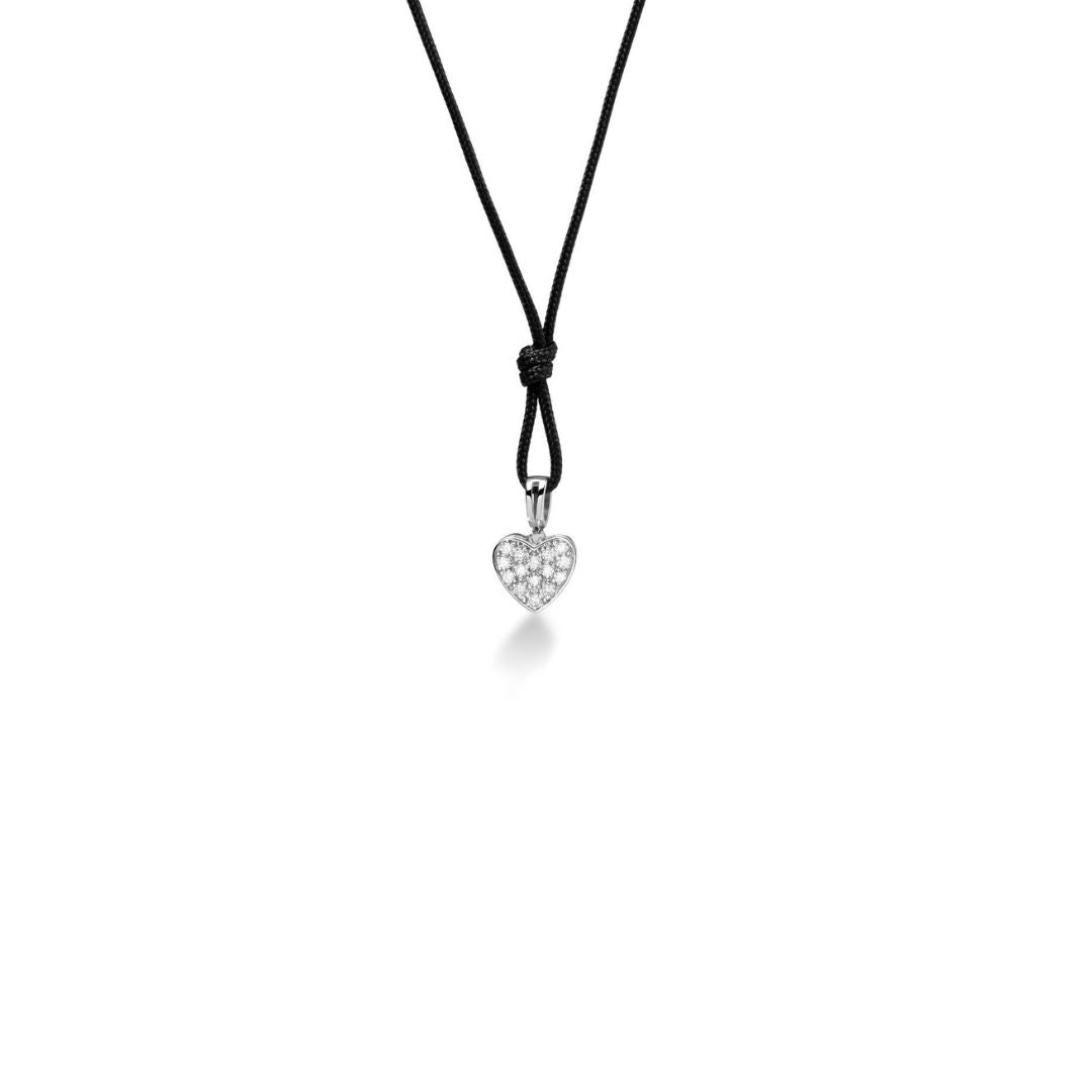 Le Bebe Ciondolo Cuore Con Diamanti Ct 0,003