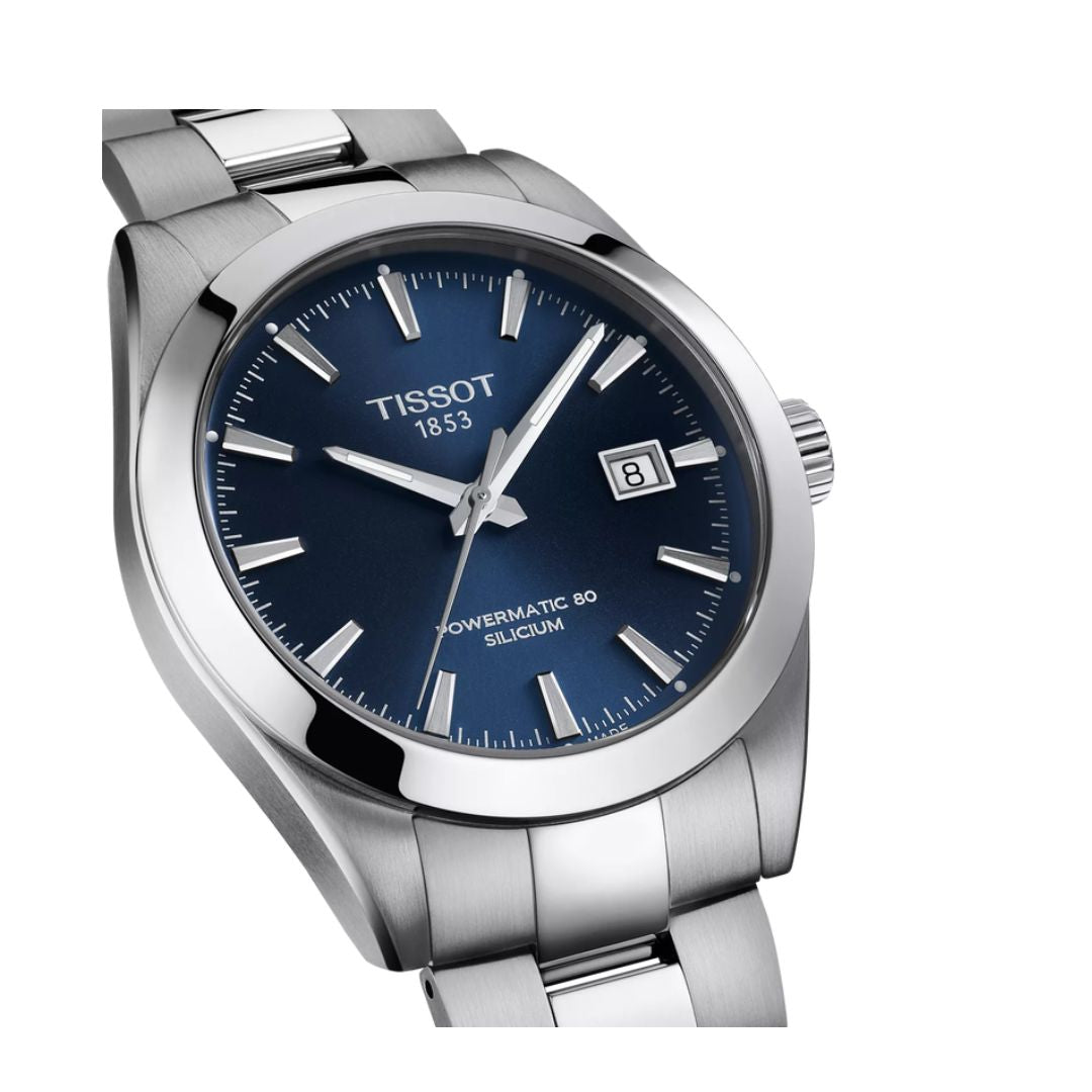 Tissot Gentleman Automatico Powermatic 80 in Acciaio e Quadrante Blu