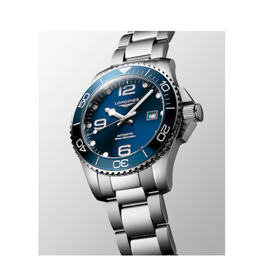 Longines Hydroconquest Orologio Uomo 43 Mm Quadrante Blu