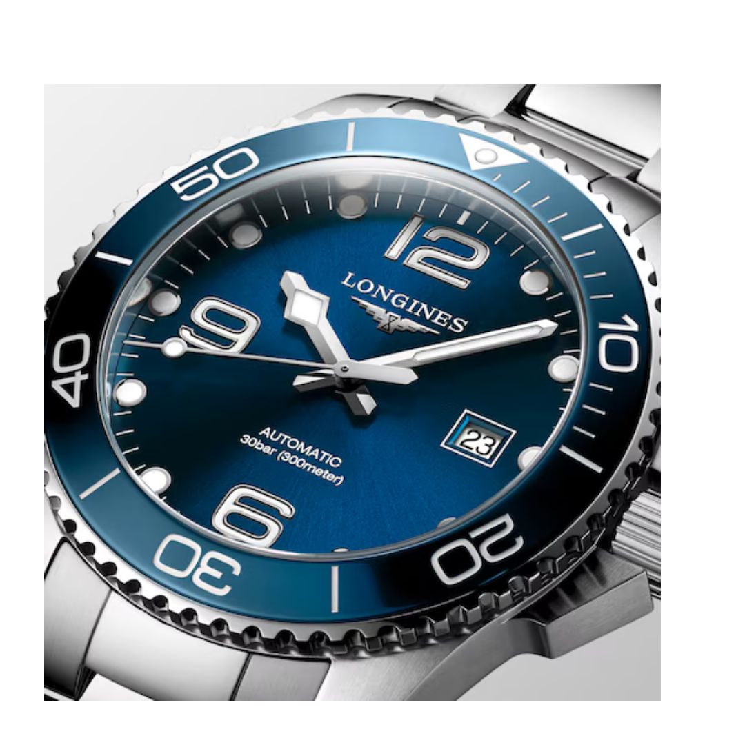 Longines Hydroconquest Orologio Uomo 43 Mm Quadrante Blu