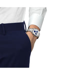 Tissot PR 100 Chronograph Quadrante Bianco e Blu