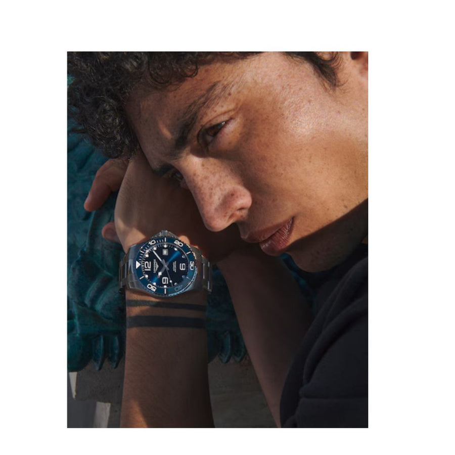 Longines Hydroconquest Orologio Uomo 43 Mm Quadrante Blu