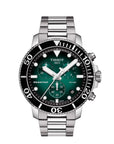Tissot Seastar 1000 Cronografo al Quarzo in Acciaio e Quadrante Nero Verde