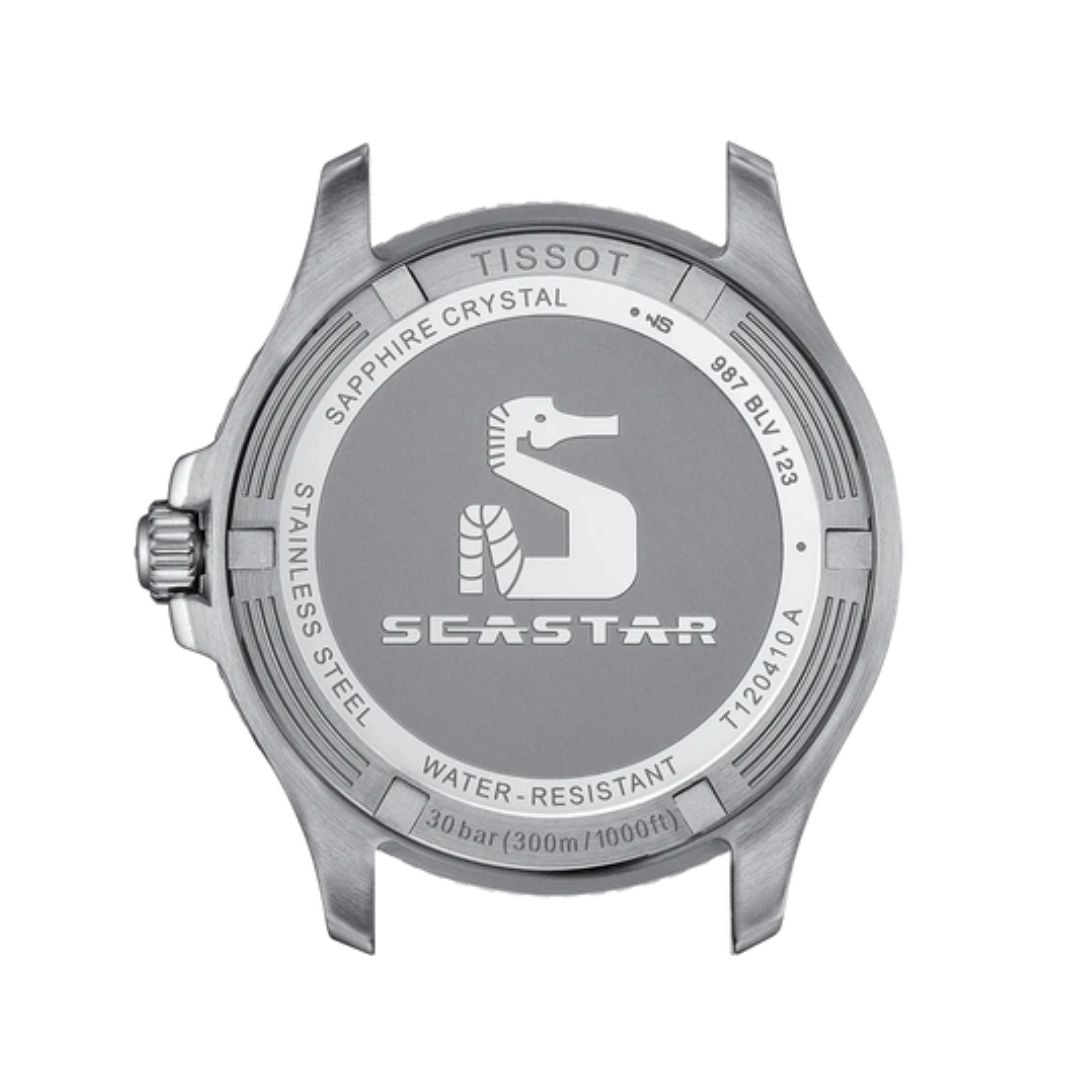 Tissot Seastar 1000 in acciaio Mm 40 Quadrante Nero