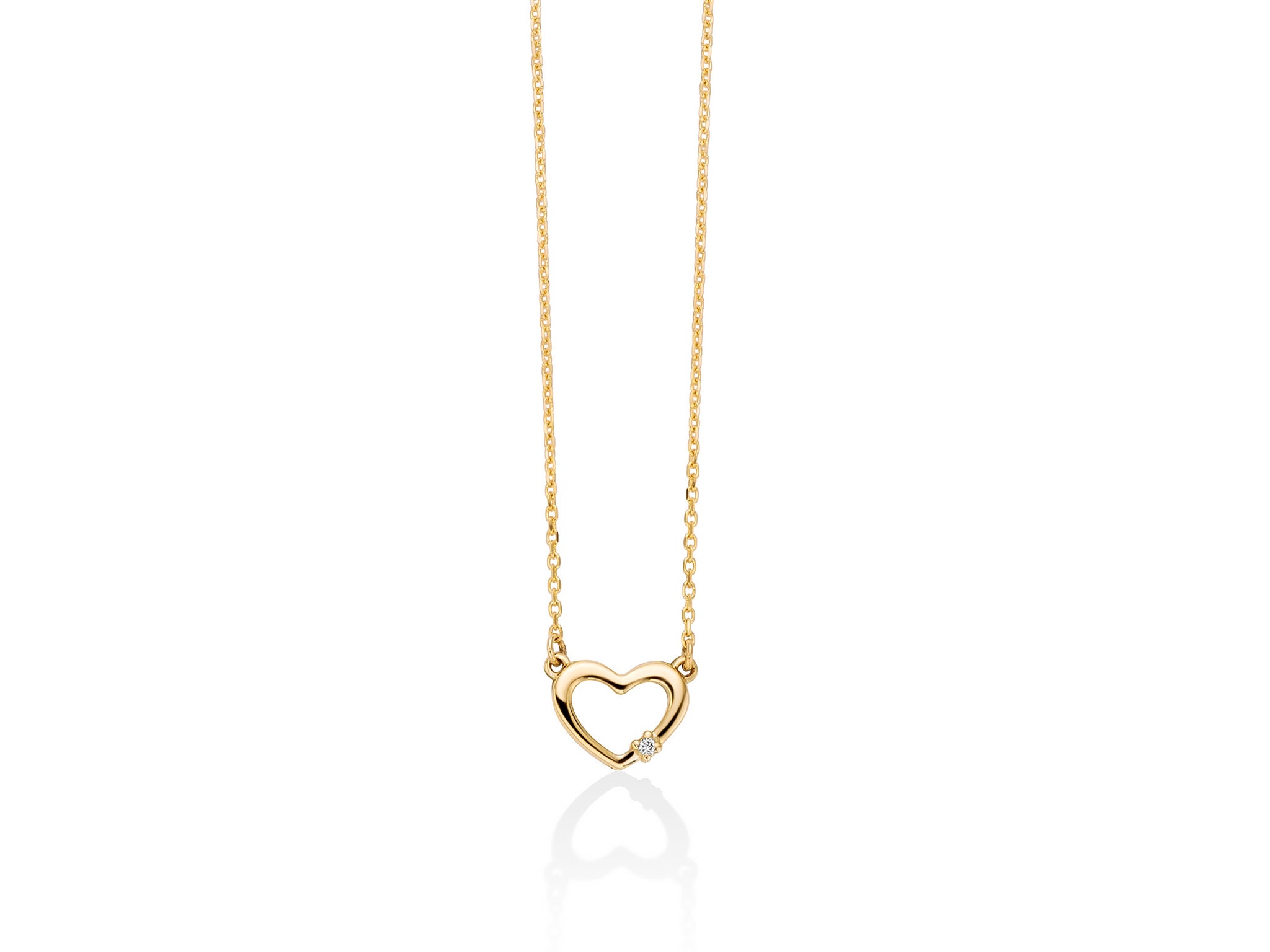 Miluna Collana In Oro Giallo 375/1000 Fantasia E Diamanti Naturali