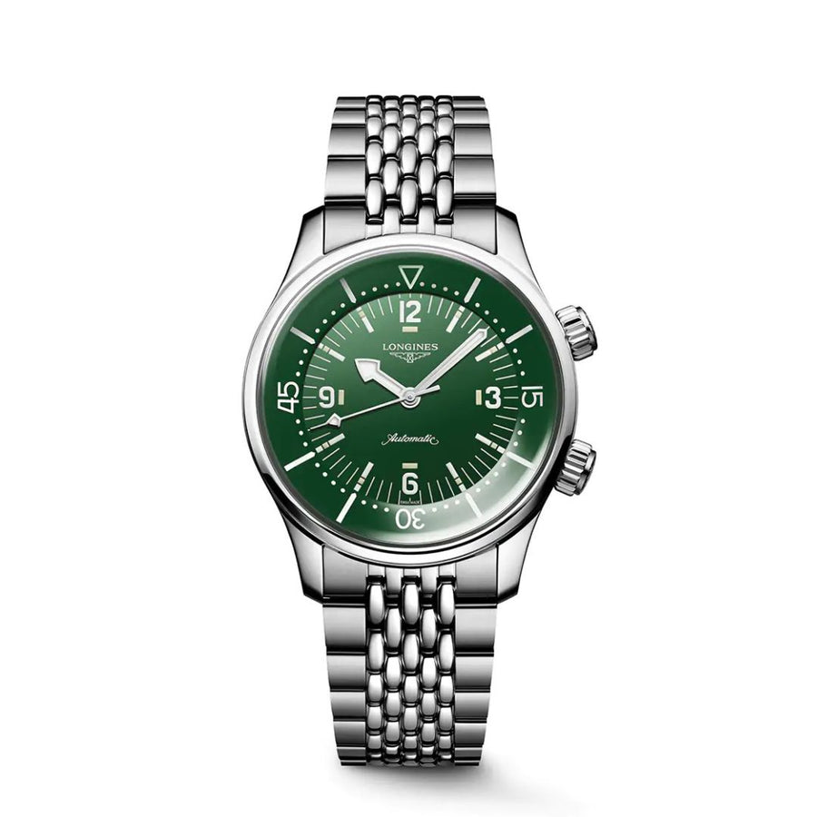 Longines Legend Diver 39 mm Quadrante Verde