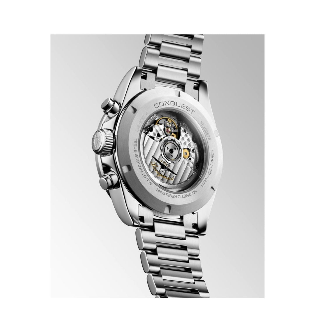 Longines Orologio Conquest Automatico Cronografo Orologio Uomo 42 Mm