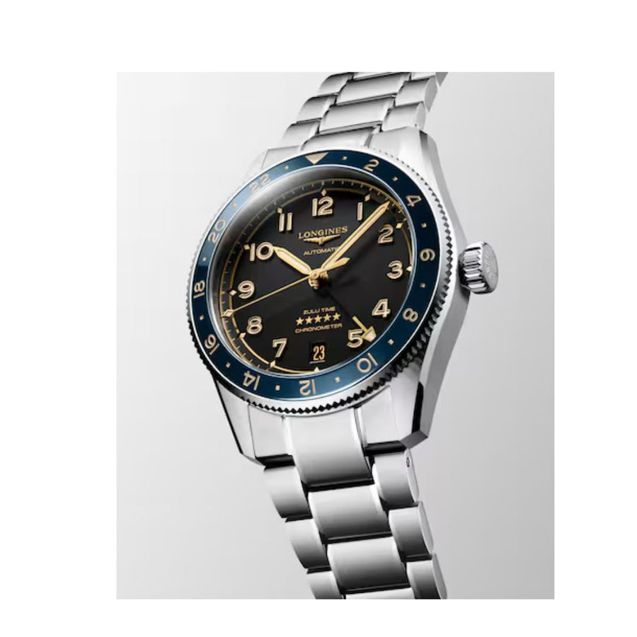 Longines Spirit Zulu 39 Mm Ghiera Blu