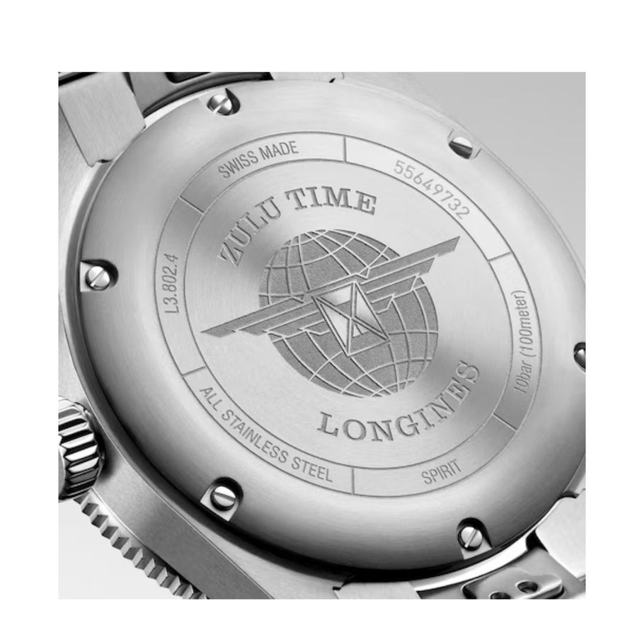 Longines Spirit Zulu 39 Mm Ghiera Blu