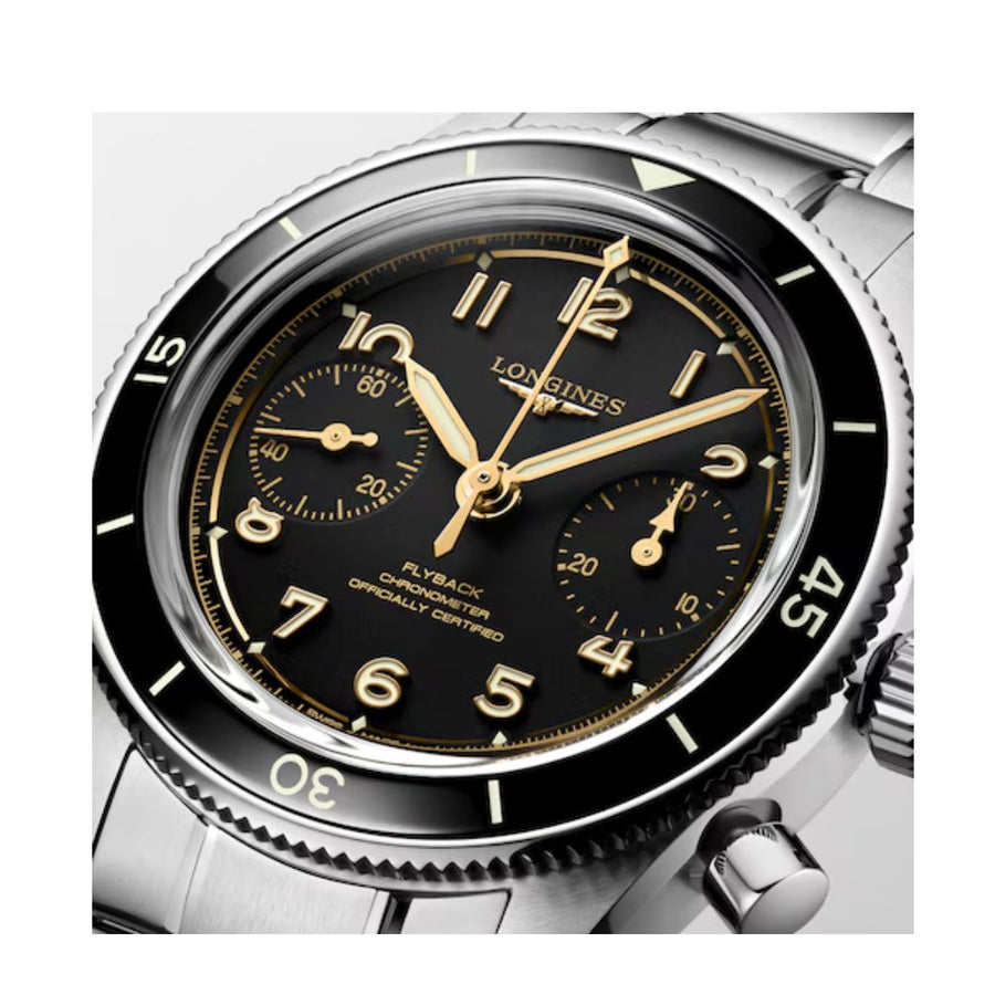Longines Spirit Flyback Chrono Nero 39,5Mm