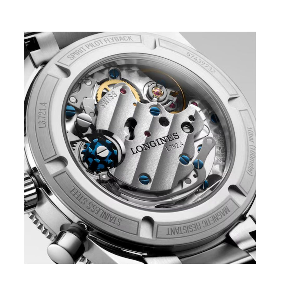 Longines Spirit Flyback Chrono Nero 39,5Mm