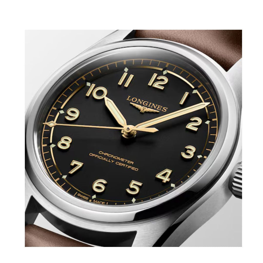 Longines Spirit Pilot Cinturino In Pelle
