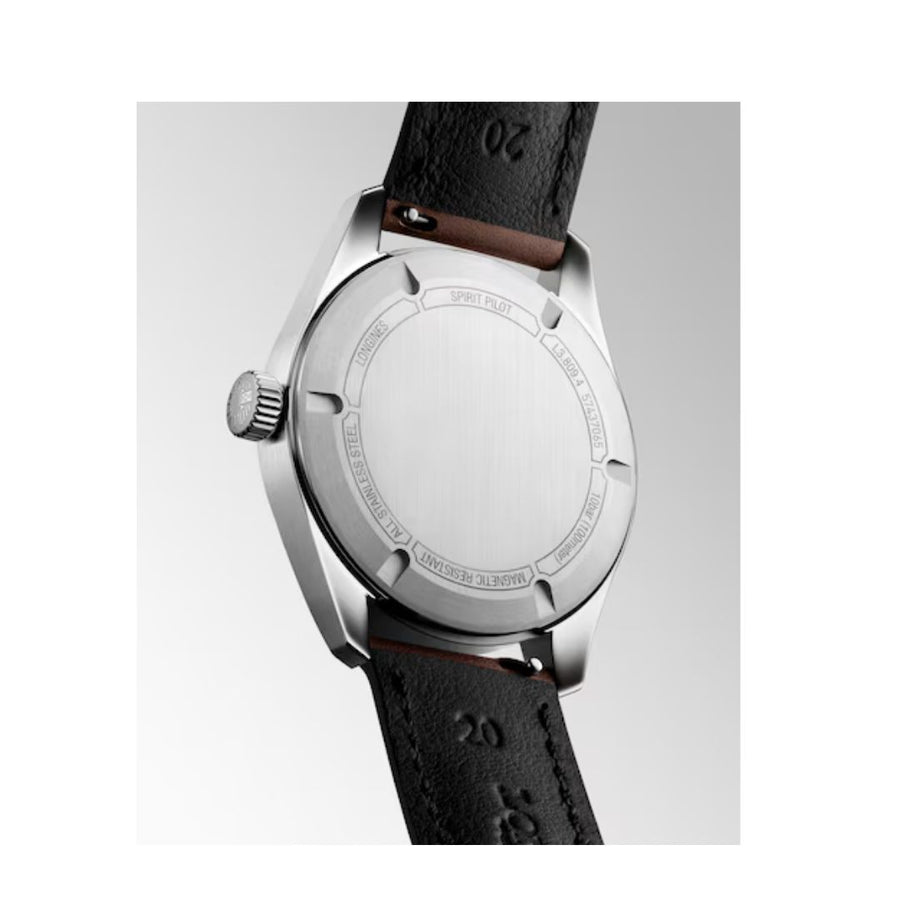 Longines Spirit Pilot Cinturino In Pelle