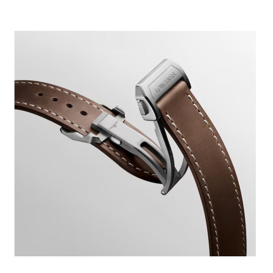 Longines Spirit Pilot Cinturino In Pelle