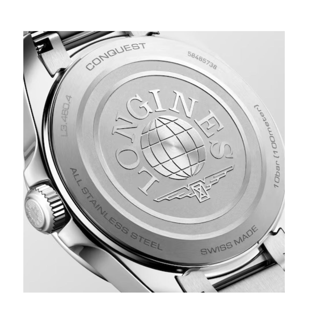 Longines Conquest 34 Mm Quarzo Light Blue