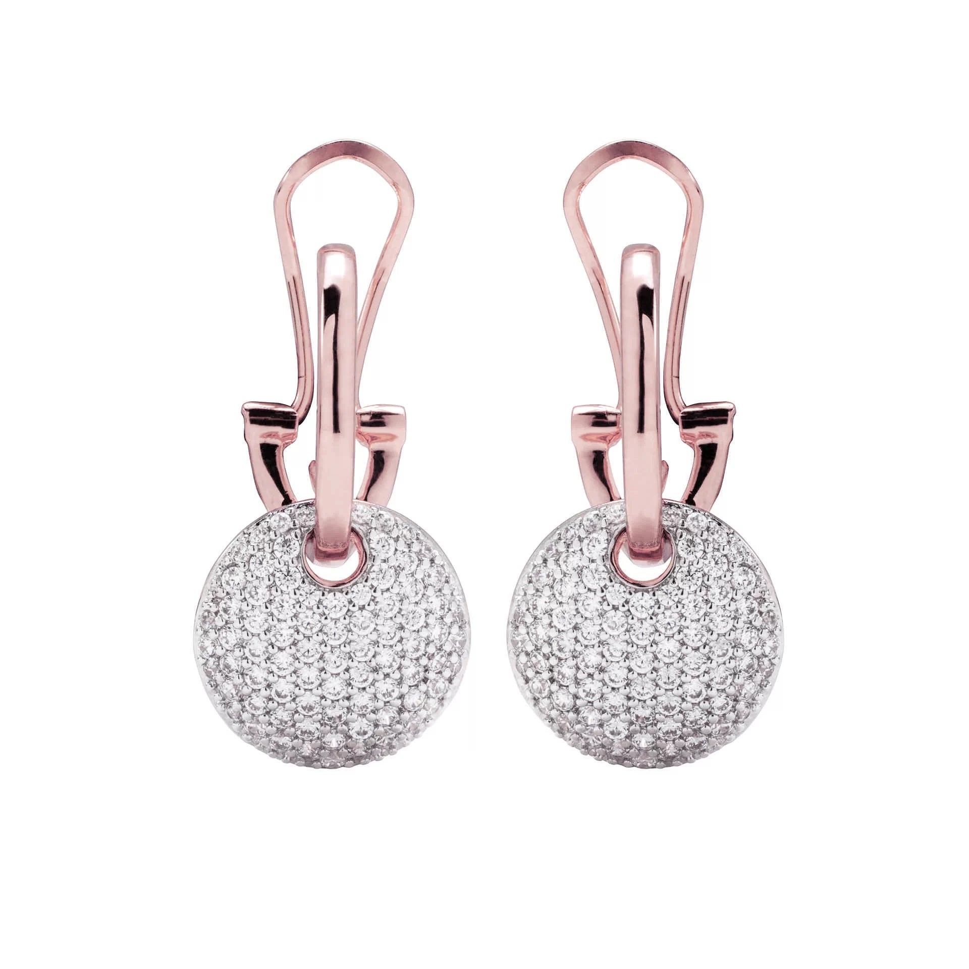 Bronzallure Orecchini Pendenti In Golden Rose'