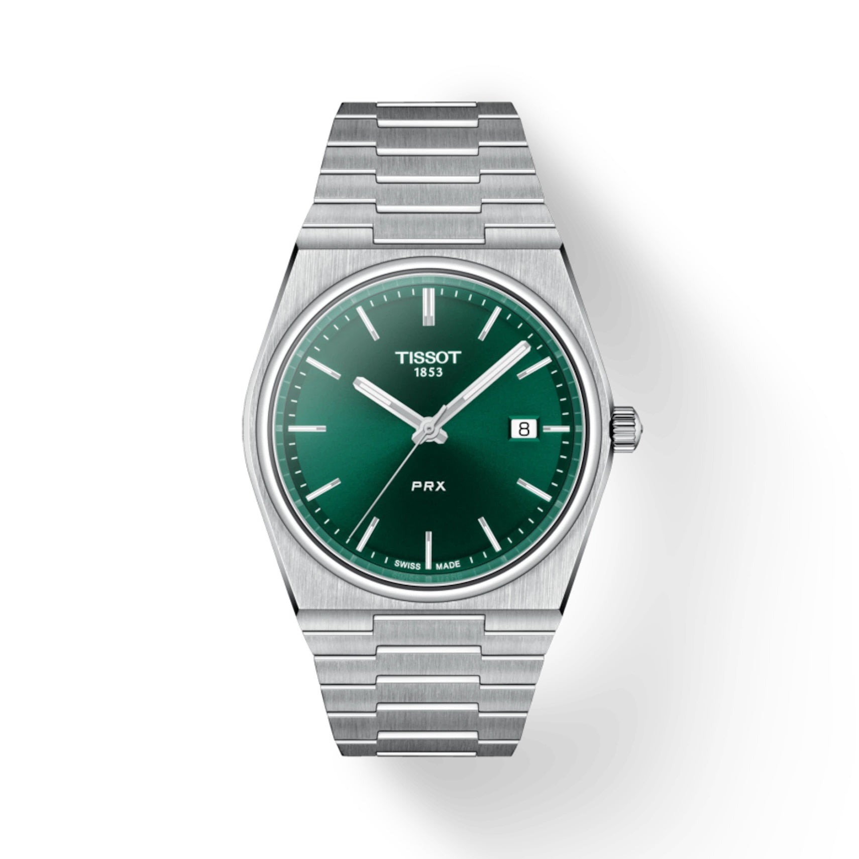 Tissot Prx 40 Mm Acciaio Al Quarzo Quadrante Verde