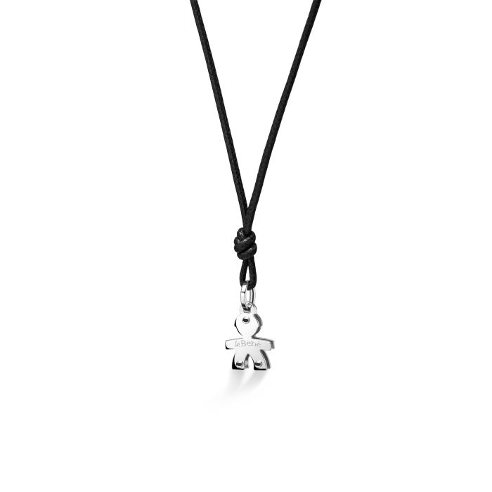 Le Bebe Ciondolo Maschietto Mini In Oro Bianco