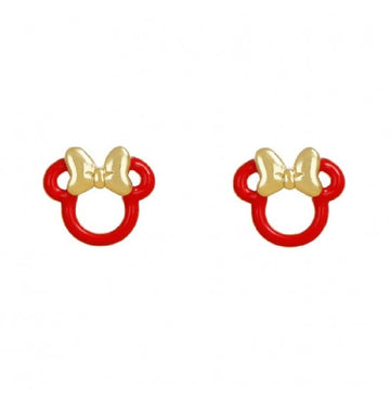 Disney Orecchini Lobo Minnie In Argento 925/1000