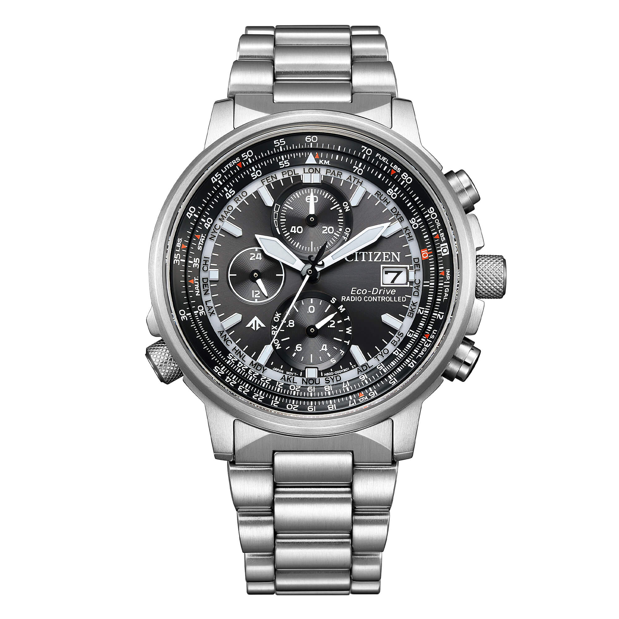 Citizen Orologio  Crono Pilot Acciaio 41mm
