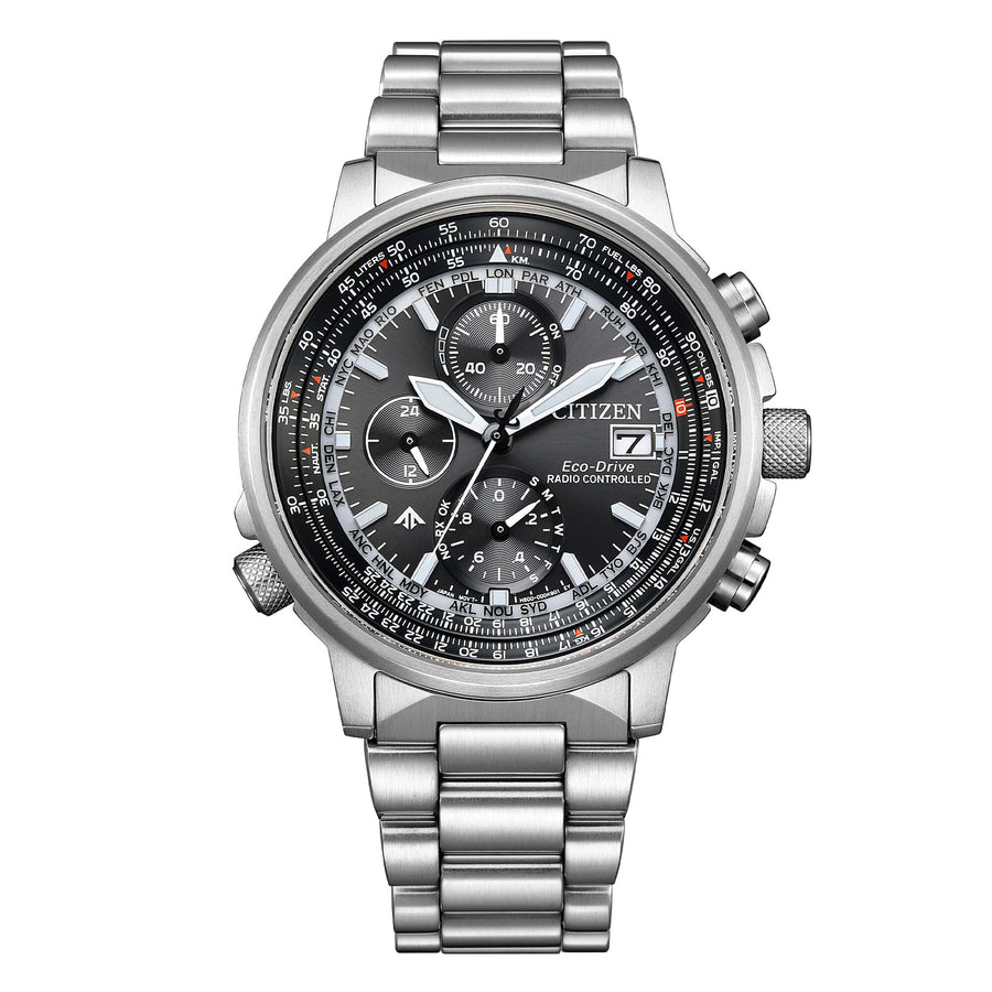 Citizen Orologio  Crono Pilot Acciaio 41mm