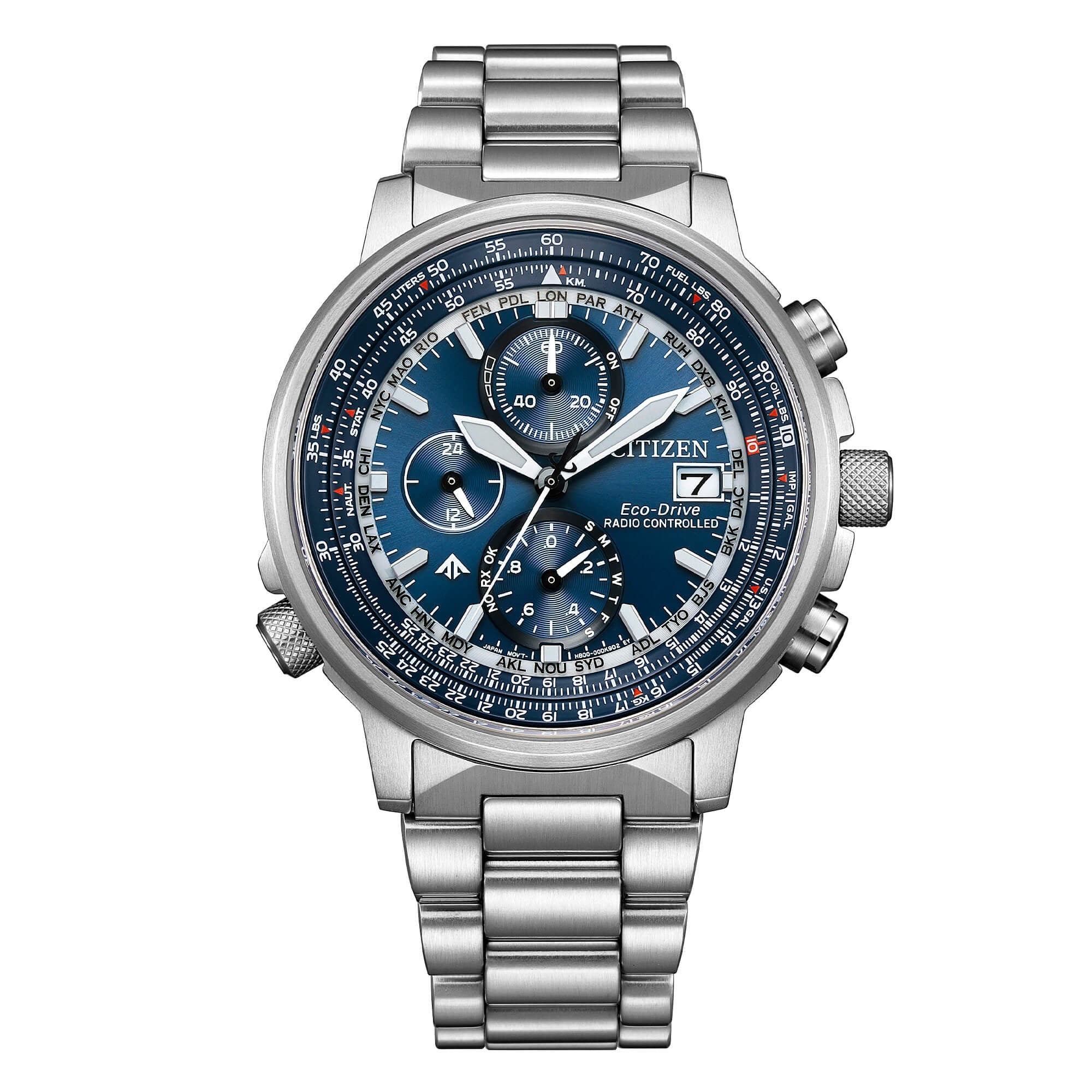 Citizen Collezione Radiocontrollato
Crono Pilot Acciaio 41Mm