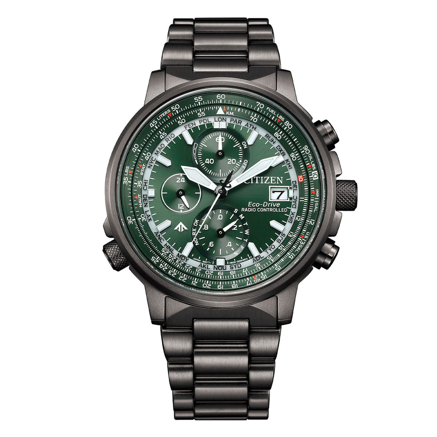 Citizen Orologio  Crono Pilot Acciaio 41mm