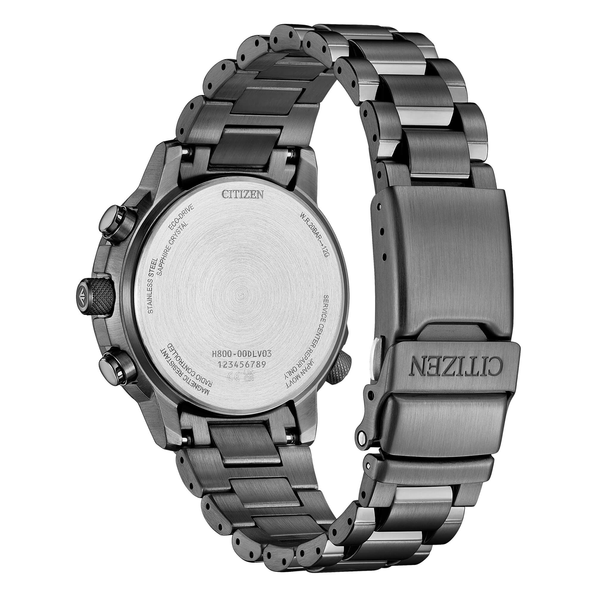 Citizen Orologio  Crono Pilot Acciaio 41mm