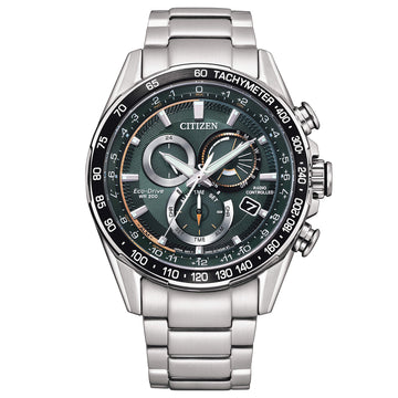 Citizen Orologio Crono Pilot Acciaio