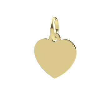 Dédié Ciondolo A Forma Di Cuore Oro Giallo 18 Kt.